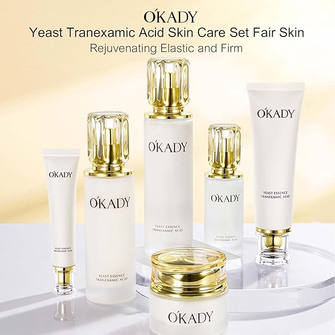 O’KADY Face Skincare Sets Anti Aging Beauty Products Skin Care 6-piece For Women Skincare Kits With Cleanser,Toner,Serum,Eye Cream,Lotion,Facial Cream,Primer Cream Travel Kit For Wife Mom-BrightBean Baby