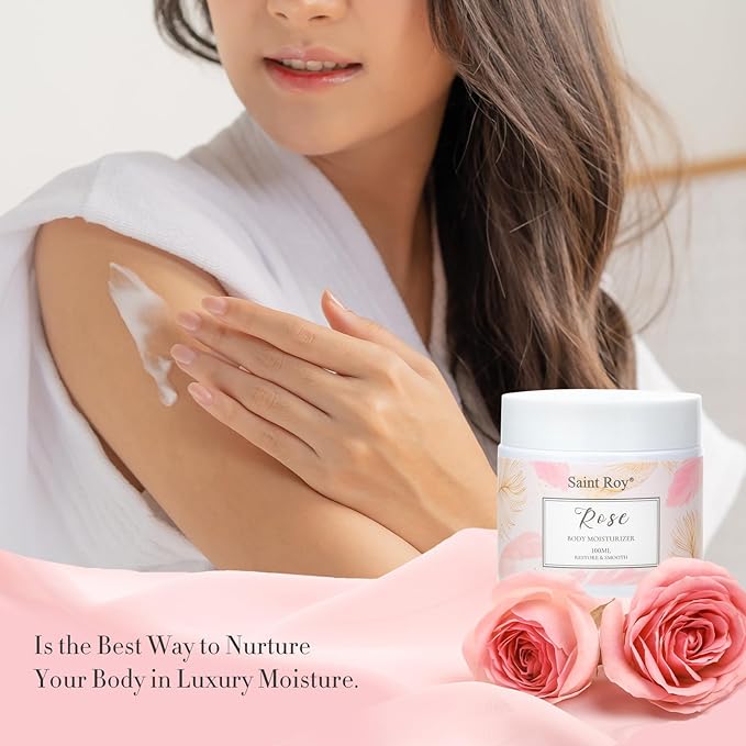 Spa Gifts for Women，10pcs Self Care Kit ROSE Scented with Facial Cleanser, Scrub Body Wash, Facial Clay Mask, Facial, Essential Oil, Birthday Gifts Skin Care Set, Mothers Day Gifts Ideas-BrightBean Baby