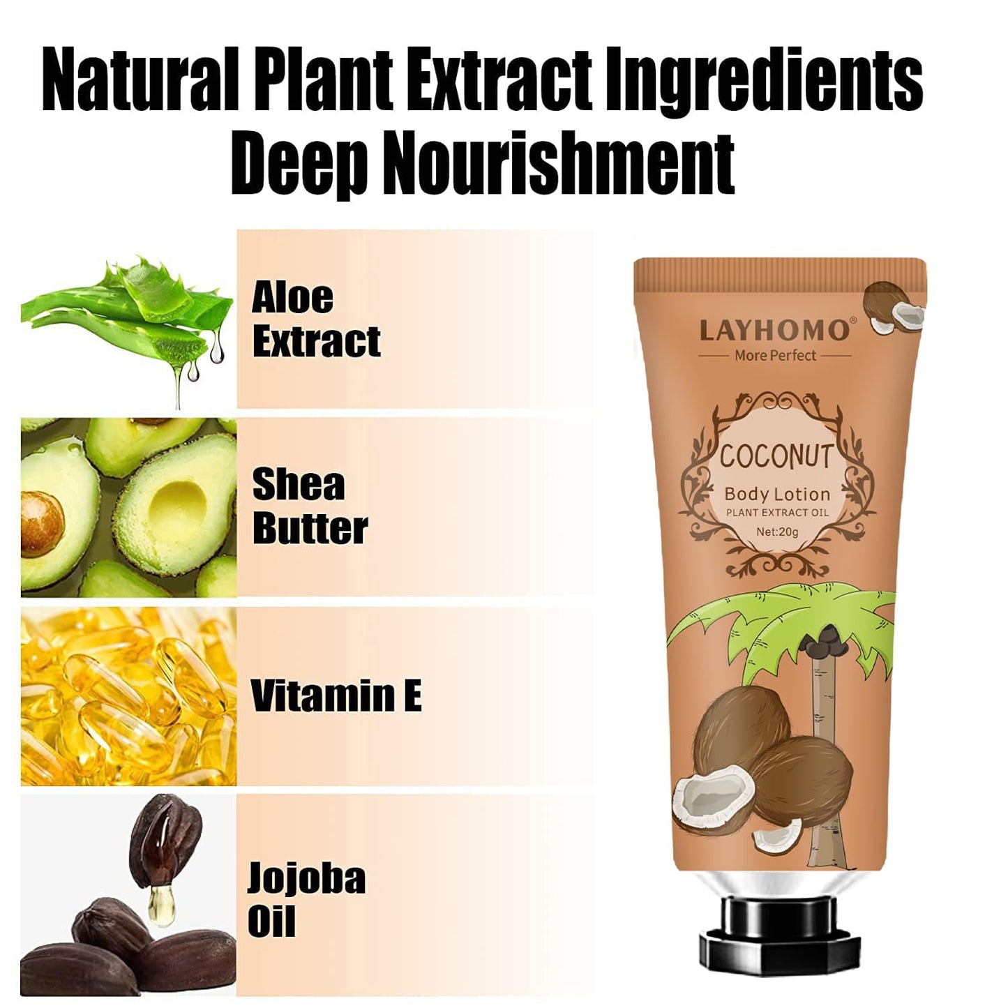 20 Pack Mini Body Lotion Gift Bulk for Dry Skin,Travel Size Small Body Cream With Shea Butter Natural Fragrance Moisturizing Body Lotion for Women Men,Stocking Stuffers Christmas Thank You Gift-BrightBean Baby