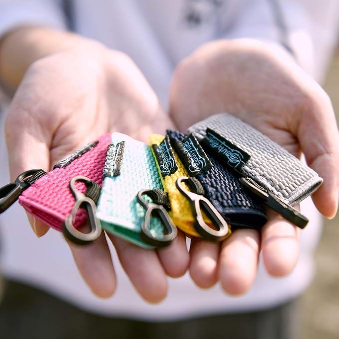 Beautyflier Cute Elastic Lip Balm Holder Keychain, Lipstick Sleeve Chapstick Sleeve Holder for Burts Bees Chapstick-BrightBean Baby