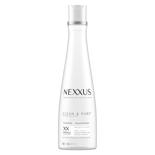 Nexxus Clean and Pure Clarifying Shampoo With ProteinFusion, For Nourished Hair Paraben-Free 13.5 oz-BrightBean Baby