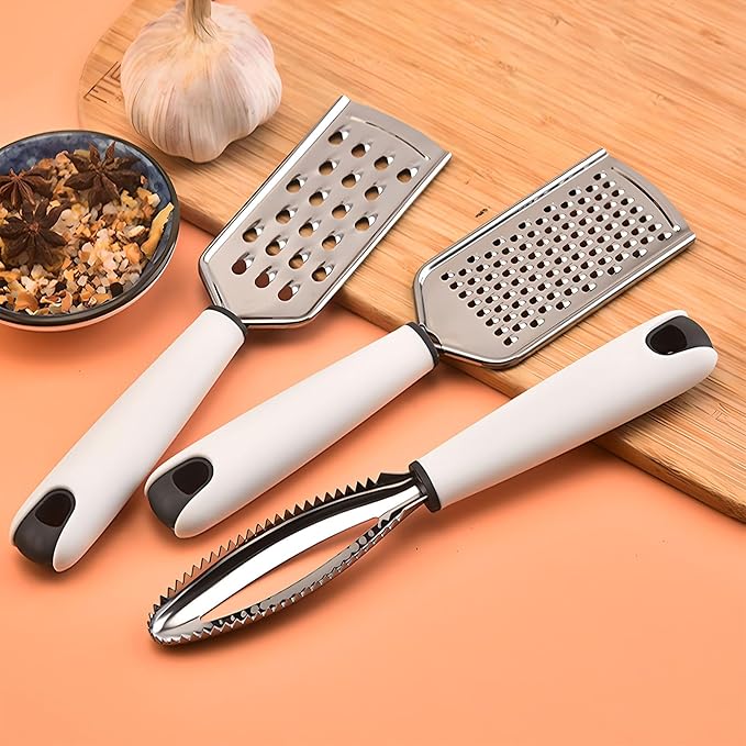 (4-pcs set) Stainless steel grater;fish scale grater;ginger grater;spice grater;fruit grater;vegetable grater;carrot,garlic,onion,nutmeg potato,cucumber,herb,cheese,salad grater