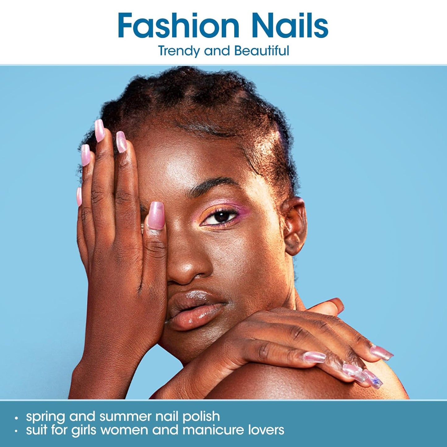 GELLEN Shimmer Pastel Nail Polish, Buildable Sheer Natural Regular Nail Polish Quick Dry Translucent 6 Colors Set for Acrylic Natural Nails Home Salon, Non Gel, Chip Resistant, Hema Free, Non-toxic-BrightBean Baby