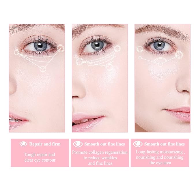 Retinol Eye Stick with Vitamin C Eye Cream for Dark Circle and Puffiness, Brightening Eye Balm Reduces Fine Lines and Bags in 4 Weeks-BrightBean Baby