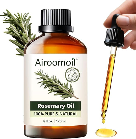 Pure Rosemary Essential Oil Hair Natural Aromatherapy Skin & Body Care Candle Making Home Fragrance Diffuser Oil 4 Fl Oz-BrightBean Baby