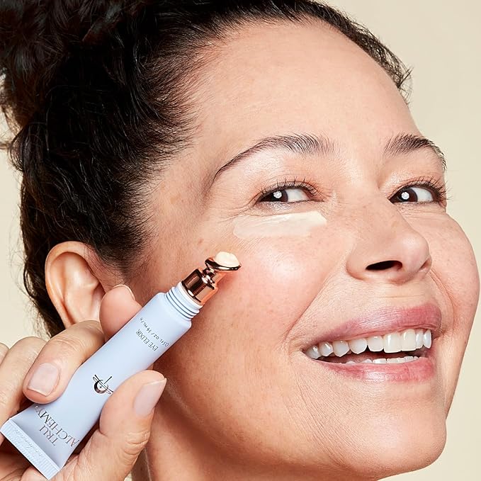 Tru Alchemy Eye Elixir Cooling Eye Treatment Cream - Dark Circle Eye Cream for Puffiness and Bags Under Eyes - Caffeine, Hyaluronic Acid, Vitamin C-BrightBean Baby