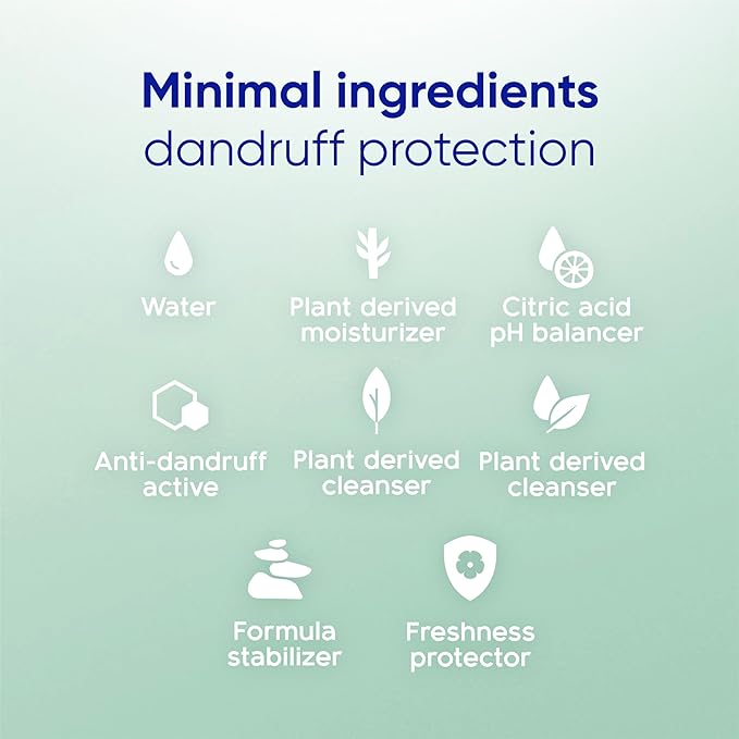 Head & Shoulders BARE Dandruff Shampoo Twin Pack, Fragrance-Free, Sensitive Scalp Care, Sulfate-Free, Silicone-Free, Dye-Free, Eco-Friendly Bottles, Safe for All Hair Types, 13.5 Fl Oz Each (Set of 2)-BrightBean Baby