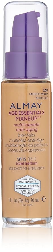 Almay Age Essentials Makeup, Medium Warm-BrightBean Baby