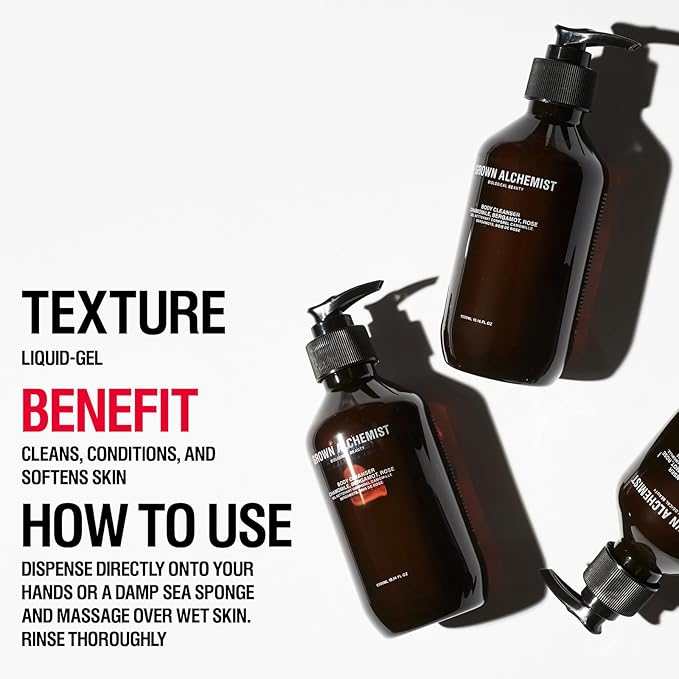 Grown Alchemist Body Cleanser (300ml) + Body Cream Travel Mini (50ml) DUO Kit-BrightBean Baby