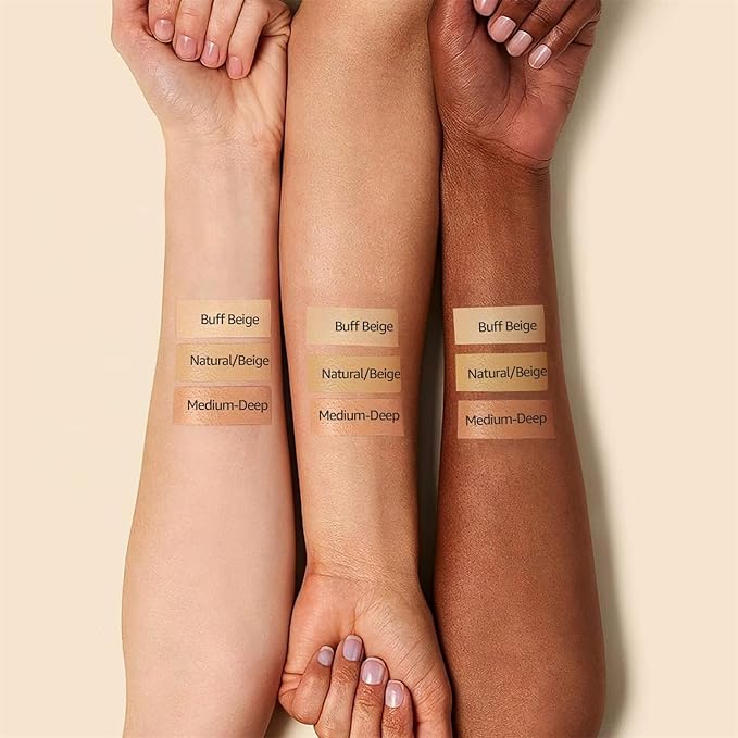 Mushroom Head Air Cushion CC Cream Foundation - BB Cream Concealer Oil Control Long-Lasting, Waterproof Base Primer, Cream Foundation Full Coverage for Mature Skin & All Skin Types (Medium)-BrightBean Baby