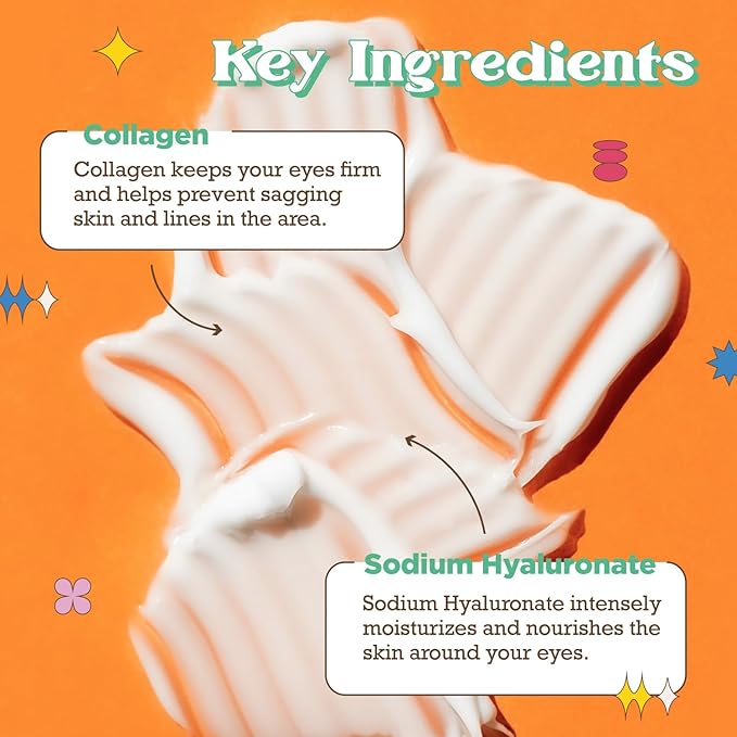 Plumping Intensive Collagen Eye Cream |Dry&Sensitive Skin | Panthenol Hyaluronic Acid |Dark Circles Wrinkles Puffiness and Bags Under Eyes | Firming Renewing Anti Aging | Made In USA |#Purifect 30ml-BrightBean Baby