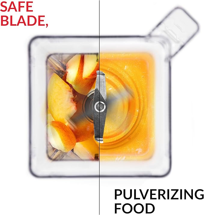 Blendtec Total Classic Original Blender - WildSide+ Jar (90 oz) - Professional-Grade Power - 6 Pre-programmed Cycles - 10-speeds - Red
