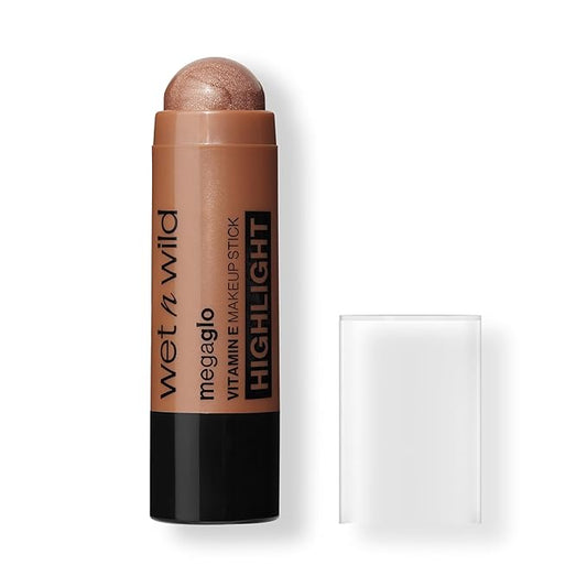 wet n wild Mega Glo Vitamin E Makeup Stick, Buildable & Blendable Color, Versatile Use, Cruelty-Free & Vegan - Desert Sands-BrightBean Baby