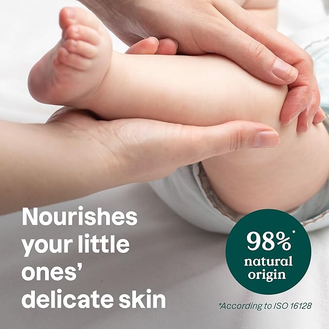 ATTITUDE Body Lotion for Baby, EWG Verified, Plant and Mineral-Based Ingredients, Vegan Personal Care Products, Sensitive Skin, Unscented, 16 Fl Oz-BrightBean Baby