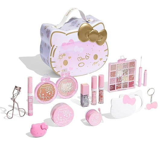 wet n wild Hello Kitty PR Box, Makeup Set with Versatile Unique looks, 2-Layered Keepsake Box, Buildable & Blendable Formulas, Cruelty-Free & Vegan-BrightBean Baby