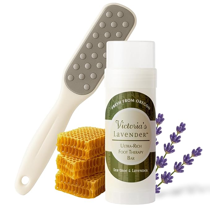 Victoria's Lavender Foot Balm + Foot File-BrightBean Baby