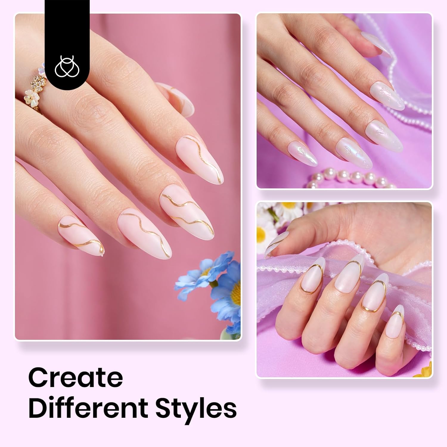 Beetles 15 ml Matte Gel Top Coat, Chrome Proof Matte Top Coat Gel Nail Polish No Wipe Low‑Odor Compatible with UV/LED Lamps Long Lasting 21 Days+ Finish Diy at Home-BrightBean Baby