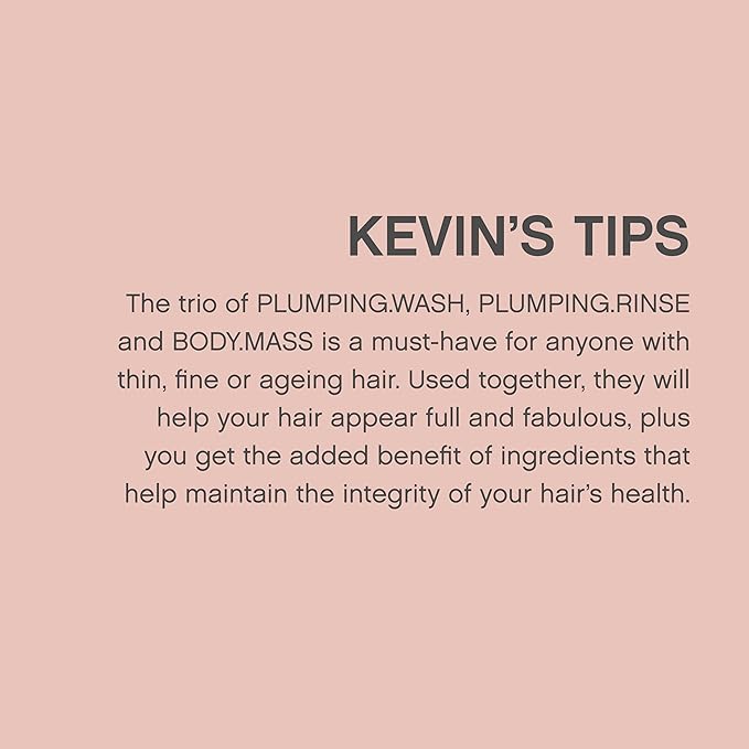 KEVIN.MURPHY PLUMPING.WASH - Densifying Shampoo for Thinning Hair - For Fine & Aging Hair - Nourishing Hair Care Shampoo - Thickening Effects - 1 L / 33.8 fl oz-BrightBean Baby