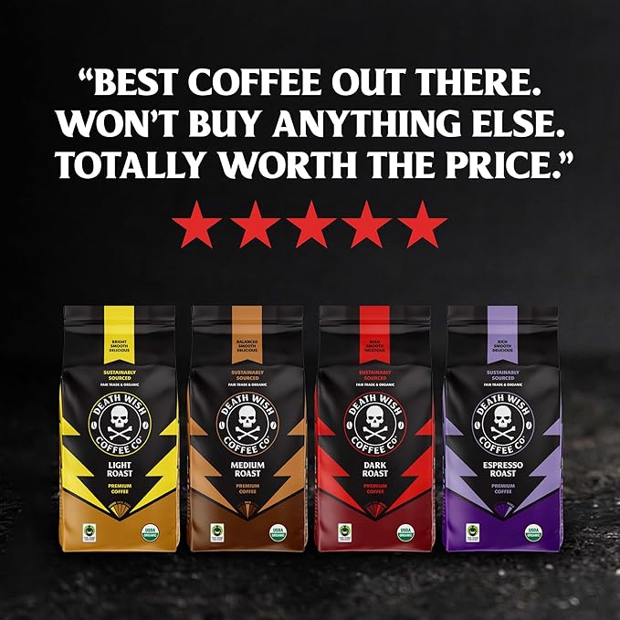 Death Wish Coffee - Single Serve Pods - Medium Roast Coffee Pods - Made with USDA Certified Organic - 100 Count (Pack of 1)