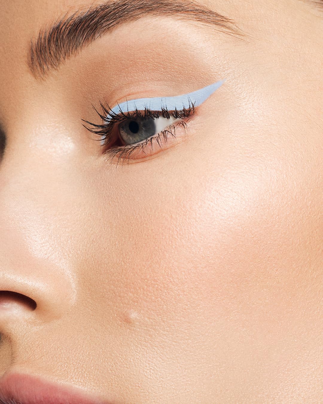 MAKE Beauty Liquid Line Waterproof Liquid Eyeliner Pen. Smudge-Proof Felt Tip for Precise Application of Lines, Wings, and Graphics. Long Lasting Eye Liner - Shade, New Sky-BrightBean Baby