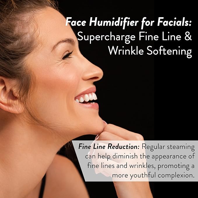 Facial Steamer SPA+ by Microderm GLO - Best Professional Nano Ionic Warm Mist, Home Face Sauna, Portable Humidifier Machine, Deep Clean & Tighten Skin, Daily Hydration for Maximum Serum Absorption-BrightBean Baby