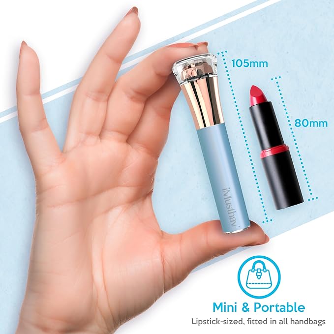 Flawless Facial Hair Remover for Women Painless Electric Razor Epilator Trimmer Shaver with 18K Gold-Plated, 16mm Dual Ring Floating Head, USB Rechargeable, 360° LED for Face Lip Hair Removal-BrightBean Baby