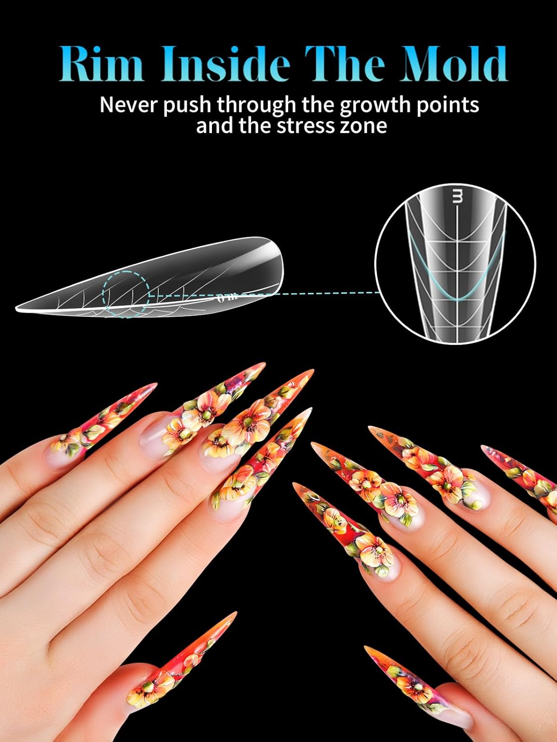 EBANKU Dual Nail Forms for Poly Extension Gel, 450 PCS Pink Nail Forms Reusable Acrylic Nail Molds Sets, 15 Sizes Nail Extension Forms for Builder Gel Manicure Nail Art Design Salon DIY-BrightBean Baby