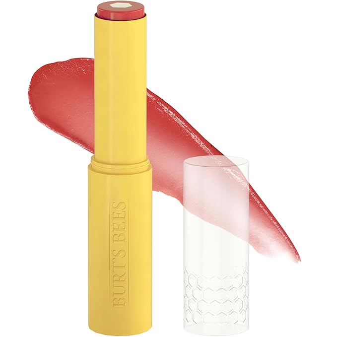 Burt’s Bees Back To School Dorm Essentials, Tinted Boosted Balm, Rose Knows, Hydrating Tinted Lip Balm with Vitamin C, E, and F Core, 24 Hour Lip Moisturizer, 100% Natural Origin, 1 Count, 0.16oz-BrightBean Baby
