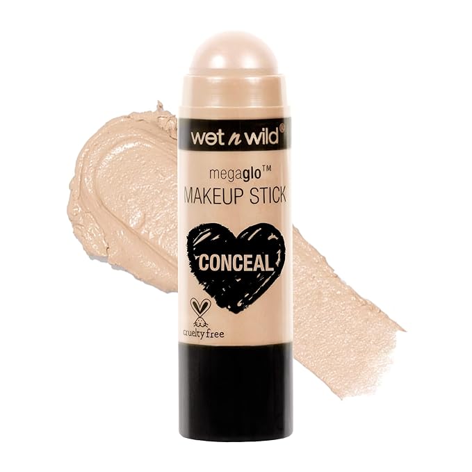 wet n wild MegaGlo Makeup Stick, Buildable Color, Versatile Use, Cruelty-Free & Vegan - Call Me Maple and Conceal and Contour Neutral Follow Your Bisque,1 Ounce (Pack of 1),807 Bundle-BrightBean Baby