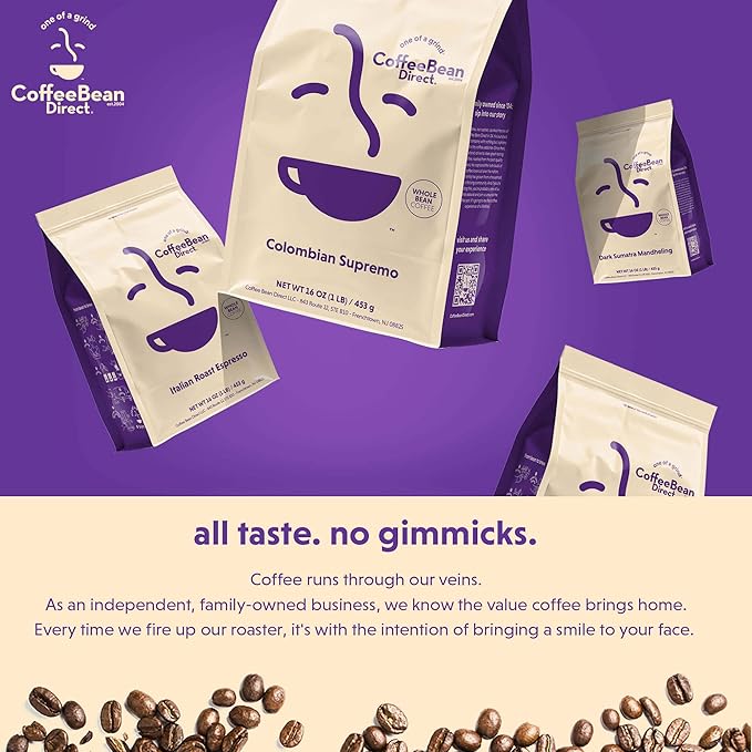 Coffee Bean Direct Breakfast Blend, Whole Bean Coffee, Mild and Mellow, Mixed Roast, 2.5 Pound Bag (Pack of 1)