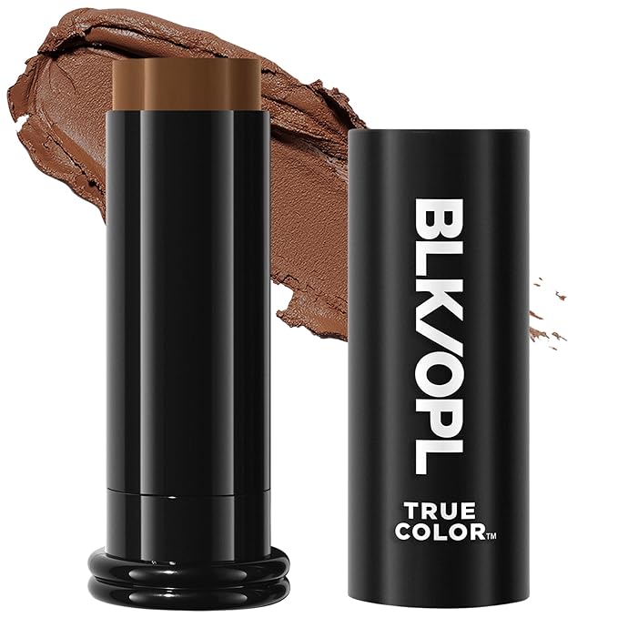 BLK/OPL Skin Perfecting Foundation Stick, SPF 15 Buildable & Blendable Face Foundation Makeup with Matte Finish - Full Coverage, Color Correcting & Sculpting - Hypoallergenic (Suede Mocha)-BrightBean Baby