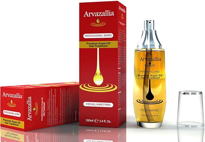 Arvazallia Argan Oil for Hair Treatment Leave in Treatment & Conditioner-BrightBean Baby