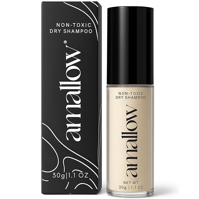 Amallow - Non Toxic Dry Shampoo Powder – With Organic Ingredients - Arrowroot, Bentonite Clay, Aloe Vera, & Essential Oils – No Talc, No Aerosol - Men & Women - Great For Travel-BrightBean Baby