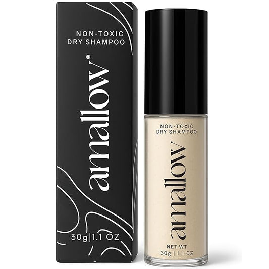Amallow - Non Toxic Dry Shampoo Powder – With Organic Ingredients - Arrowroot, Bentonite Clay, Aloe Vera, & Essential Oils – No Talc, No Aerosol - Men & Women - Great For Travel-BrightBean Baby