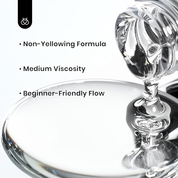 Beetles Builder Gel for Nails 0.51 OZ 8 in 1 Clear Nail Builder Strengthener Gel Enhancement Nail Gel Building Nail Apex for Beginners & DIY Salon Manicure-BrightBean Baby