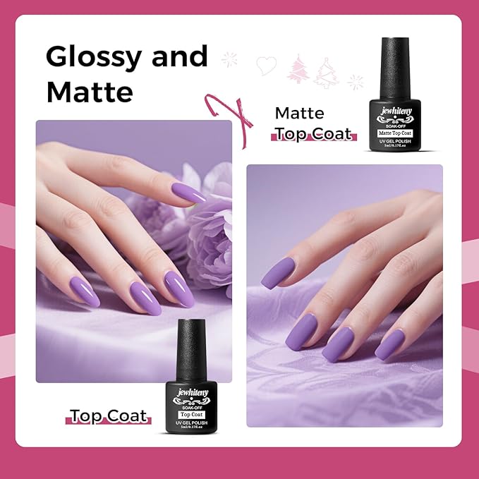 JEWHITENY 28 Colors Poly Nail Gel Kit with Base Top Coat Purple Blue Yellow Nude Pink Glitter Shades Quick-Dry for Beginners DIY Need U V Lamp Curing-BrightBean Baby