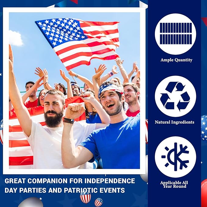 24 Pcs SPF 30 Lip Balm Bulk for Summer Wedding Baby Shower 4th of July Party Sunscreen Lip Balm Sticks Outdoor Travel Sunscreen Care Lip Balm for Thank You Gifts Party Supplies (4th of July)-BrightBean Baby