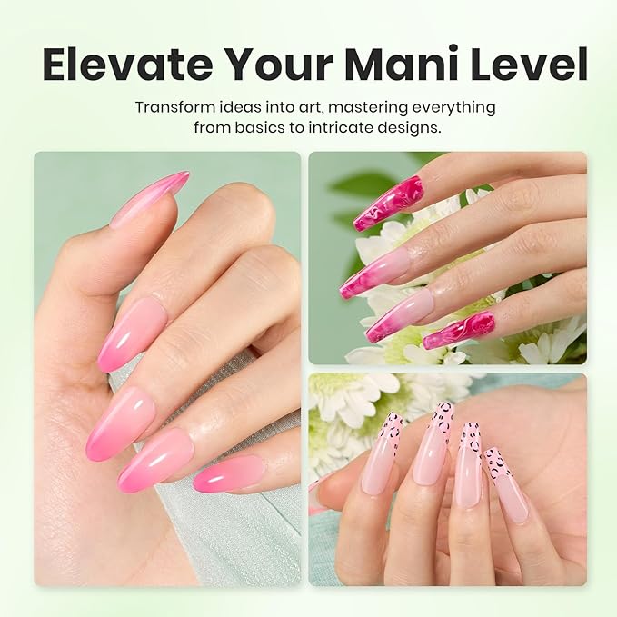 Beetles Nail Art Brushes, Clean Up Brush Gel Polish Nail Art Design Pen Painting Tools Fingernail Brush Nail Cleaning Brush Nail Art Liner Brush and Nail Dotting Pen Salon Diy at Home-BrightBean Baby