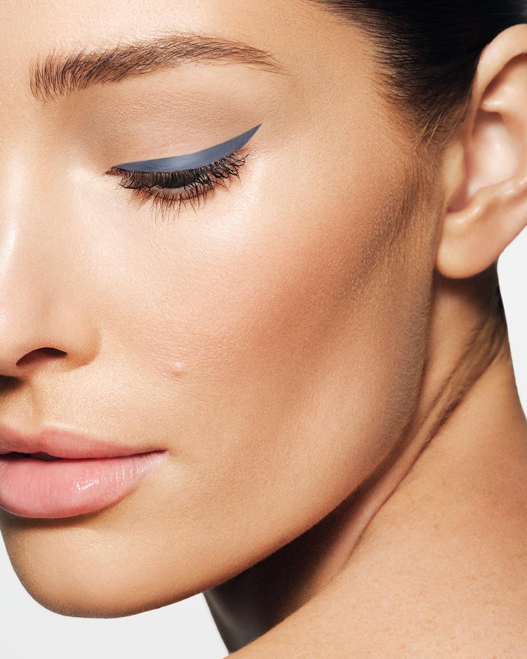 MAKE Beauty Liquid Line Waterproof Liquid Eyeliner Pen. Smudge-Proof Felt Tip for Precise Application of Lines, Wings, and Graphics. Long Lasting Eye Liner - Shade, Carbon Matter-BrightBean Baby