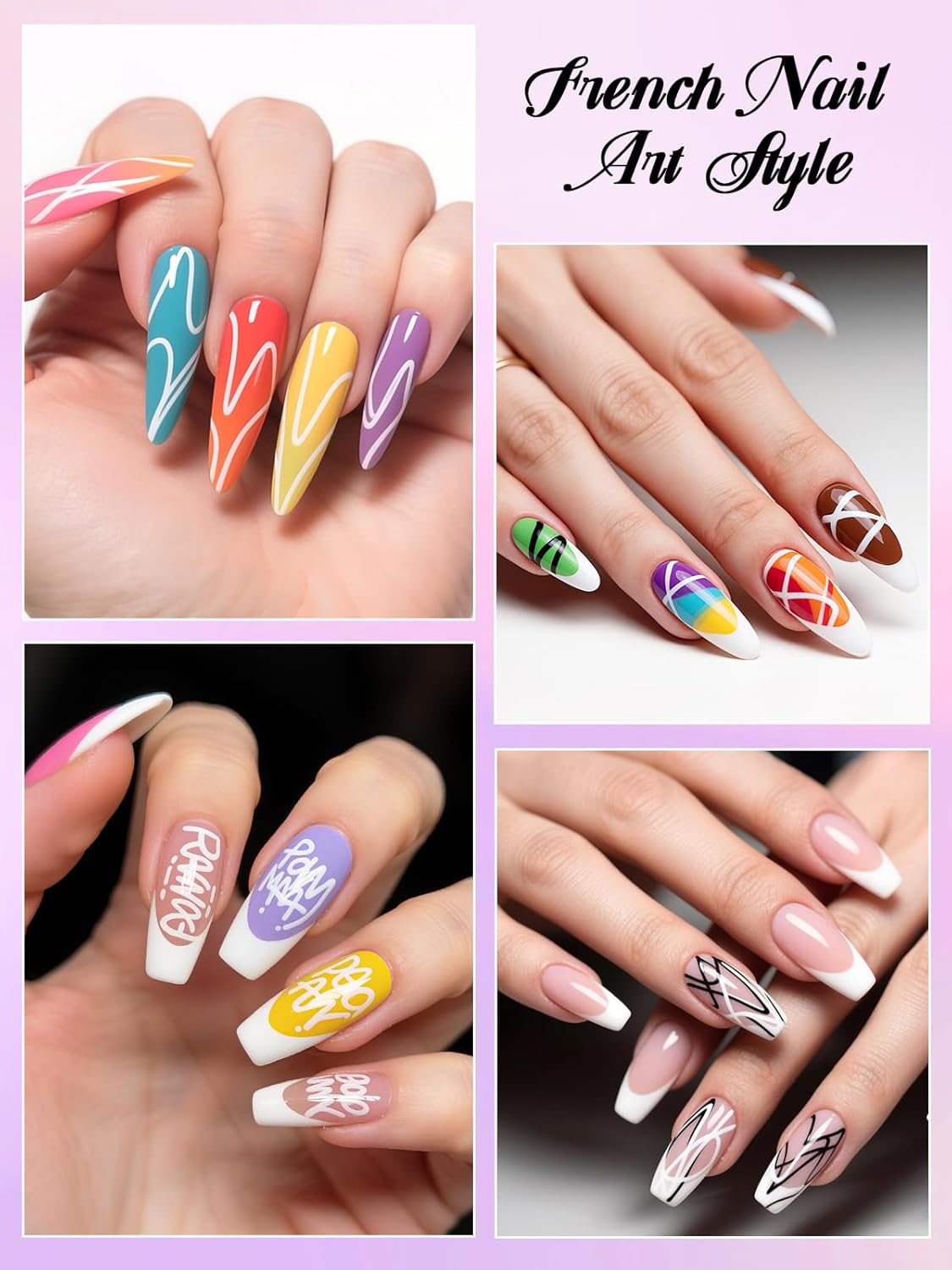 1 PCS White Nail Art Polish Pens, Kalolary 0.5mm Nail Art Markers Nail Point Graffiti Dotting Pen Drawing Painting Liner Brush for DIY Nail Art Beauty Adorn Manicure Tools-BrightBean Baby