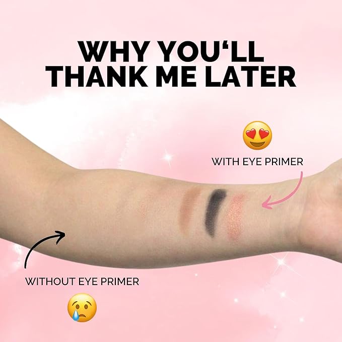 Elizabeth Mott Thank Me Later Color Correcting & Eye Primer Duo – Face Primer with Niacinamide for Redness Control & Smooth Makeup Base – Eye Primer for Long-Lasting, Crease-Free Eyeshadow – 30g + 10g-BrightBean Baby