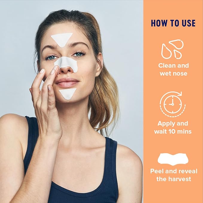 Bioré T-Zone Blackhead Remover Strips, Deep Cleansing Pore Strips, (5 Nose + 5 Face + 5 Chin Strips), Instant Pore Unclogging for the T-Zone Area, 15 Count-BrightBean Baby