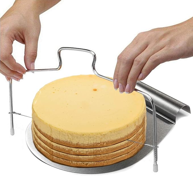NEWLINE NY Stainless Steel Cake Customizing Decorating Serving 5pc set, Cake Server Lifter Slicer Straight & Offset Icing Frosting Spatulas