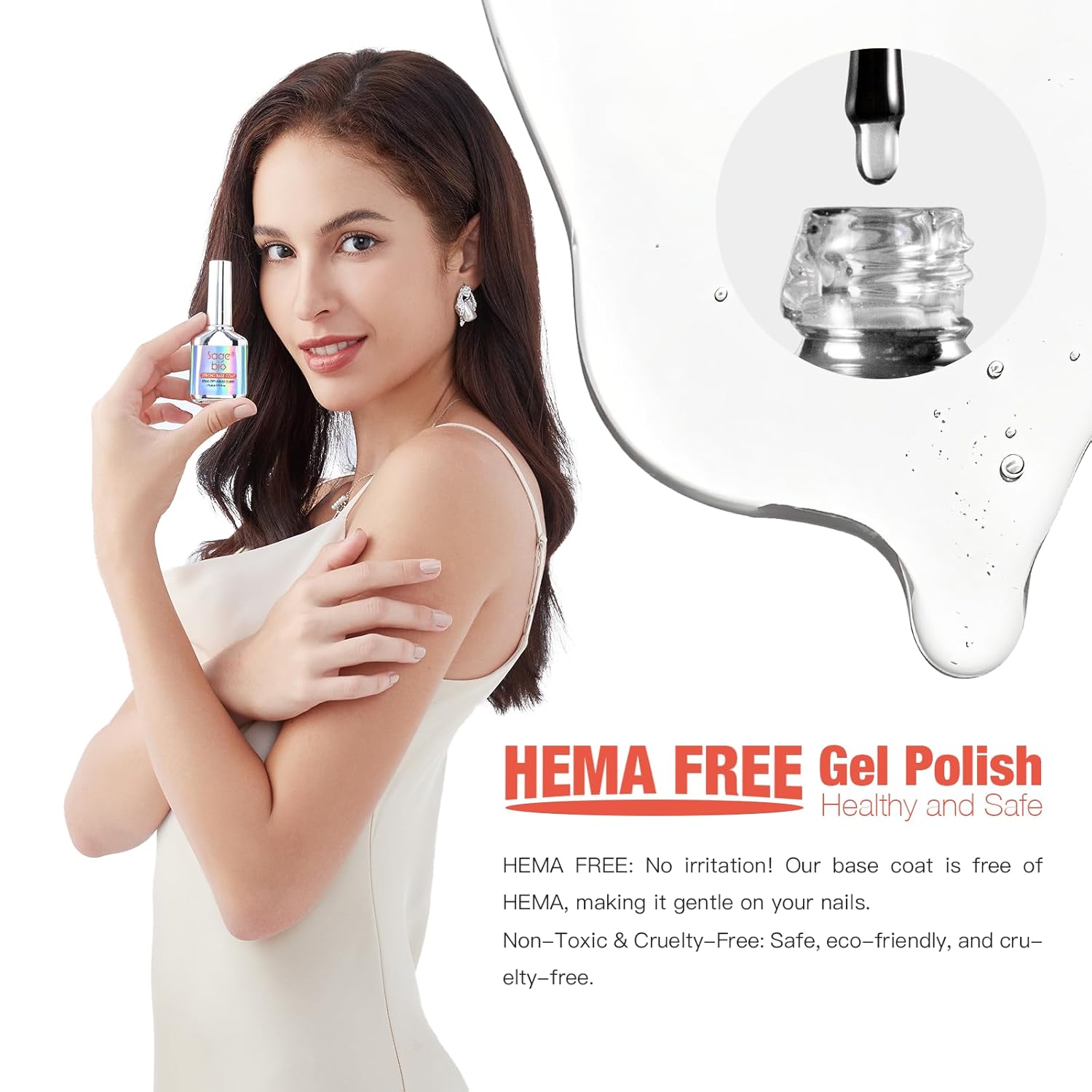 15ml Gel Top Coat Glossy Top Coat– Long Lasting Professional Nail Art Home Salon-BrightBean Baby