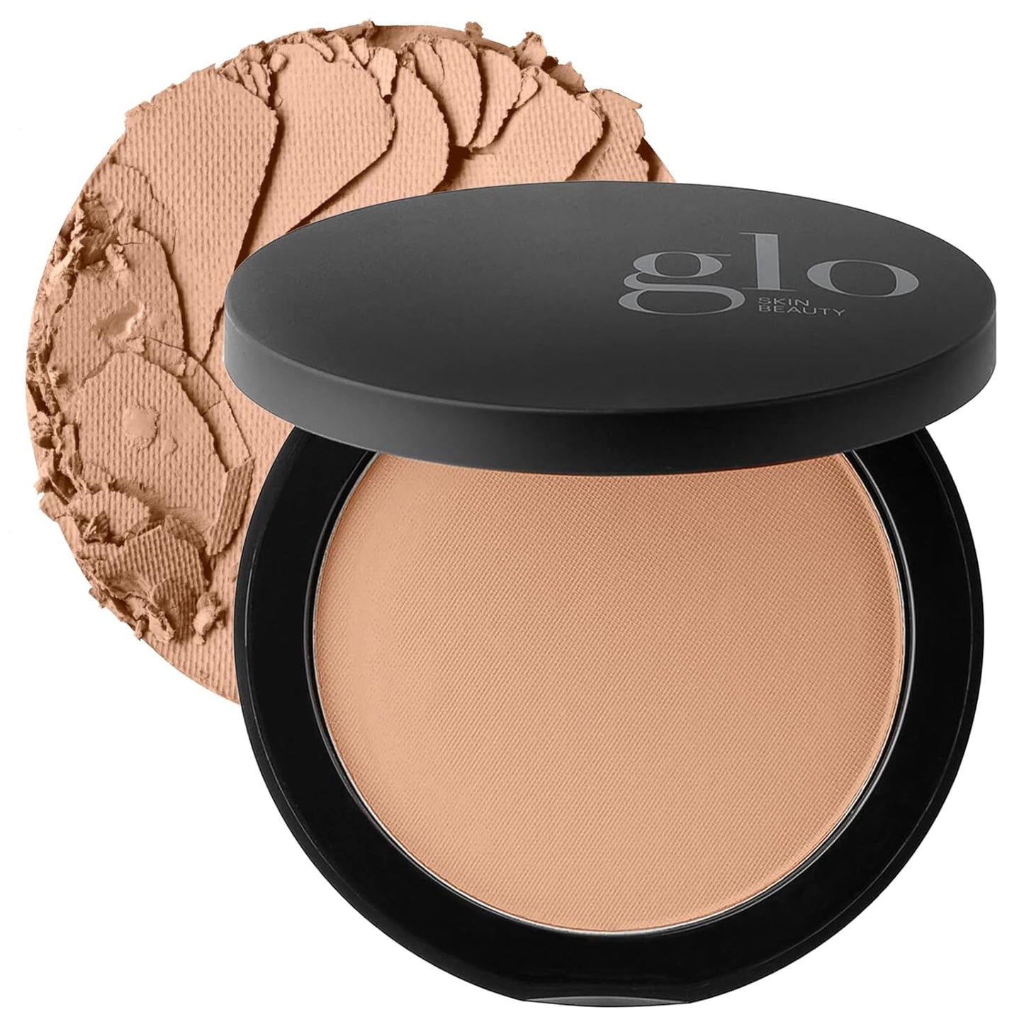 Glo Skin Beauty Pressed Base Powder Foundation Makeup (Natural Dark) - Flawless Coverage for a Radiant Natural, Second-Skin Finish-BrightBean Baby