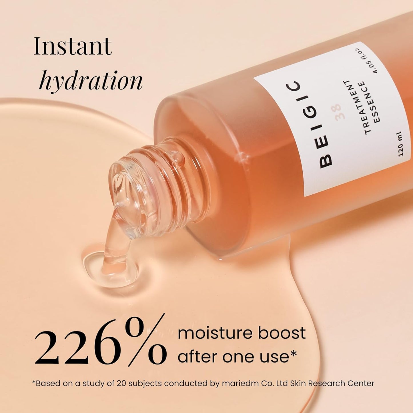 BEIGIC Treatment Essence - Hydrating Face Essence for Radiance & Smooth Skin Texture with Vegan Peptides & Niacinamide for Glass Skin (1.01 Fl. Oz)-BrightBean Baby