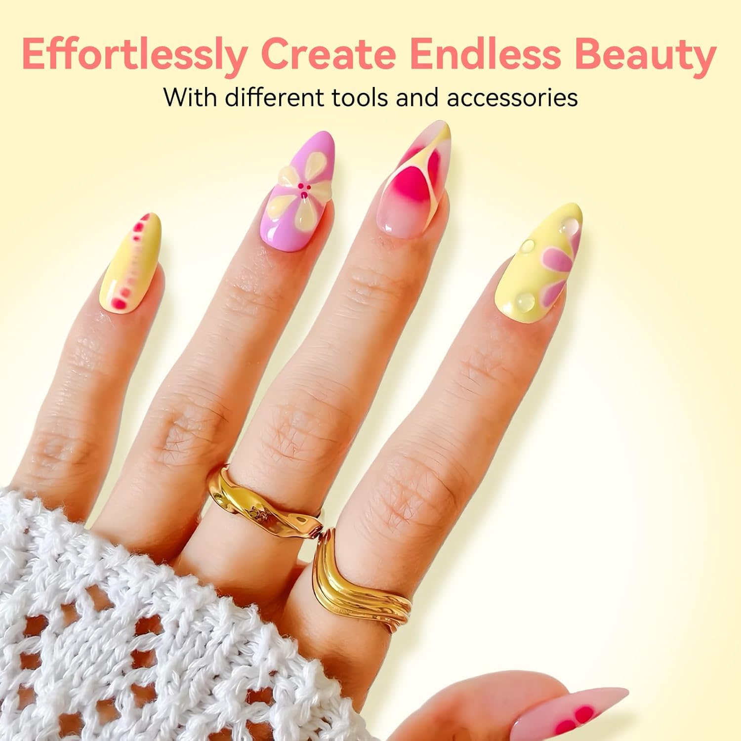 Makartt Clear Blooming Gel 15ml UV LED Soak Off Nail Art Polish for Spreading Effect Marble Nail Polish Gel Paint Nail Designs for DIY Color Flower Watercolor Magic Beauty Gift-BrightBean Baby