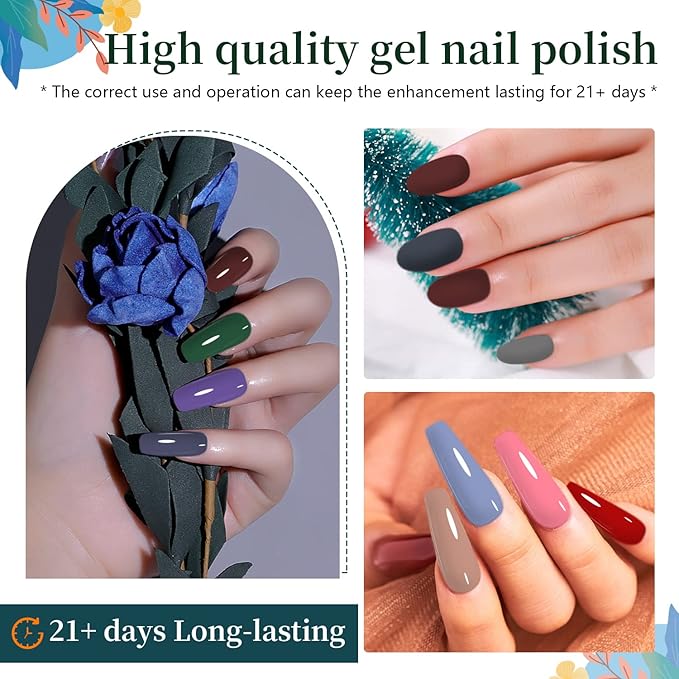 JODSONE 32 Colors Nail Polish Set With U V Light Manicure Nail Tools Nail Art Manicure Salon DIY at Home-BrightBean Baby