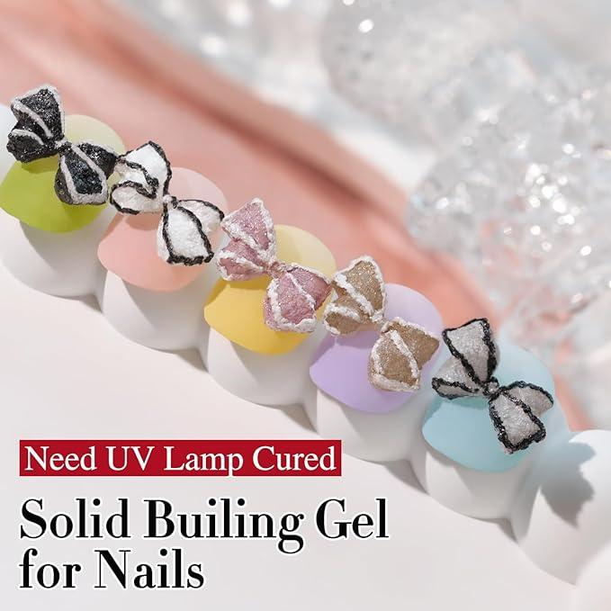 Double Rhythm 3D Nail Gel Solid Sculpting Gel for Nail Art Non-Sticky Hard Gel for Building Carving Molding Nail Extension Soak Off UV/LED Salon Home DIY 0.5 Oz (Gypsum Silver Gray)-BrightBean Baby