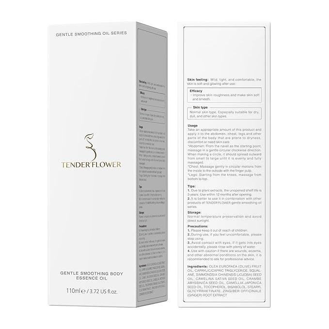 Stretch Mark Oil（110ml）, body oil for Pregnancy,belly oil, belly abdominal Serum Skin Care,Moisturizing Dry Skin, Tender & Softening，True Belly Serum 3.7OZ-BrightBean Baby